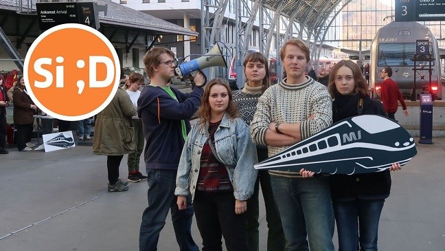 Illustrasjon til: Fremtidens fremkomstmiddel er tog, ikke fly og motorvei