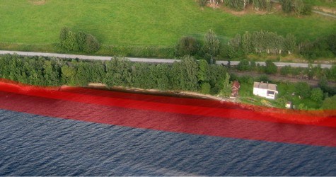 Illustrasjon til: Katastrofalt dårlig traséløsning i Mjøsas strandsone