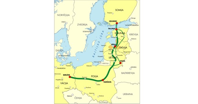 Illustrasjon til: Planer for togtunnel Tallin – Helsinki følges opp