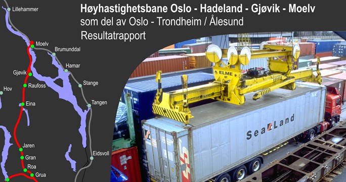 Illustrasjon til: Resultatrapport Oslo - Hadeland - Gjøvik - Moelv