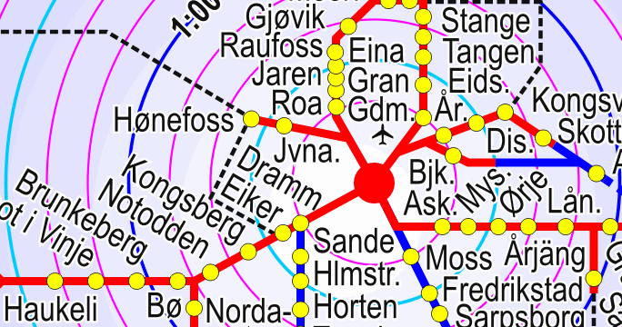 Illustrasjon til: Prioriteringer i jernbanesektoren - behov for nytenkning