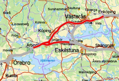 Arboga - Västerås - Kungsör