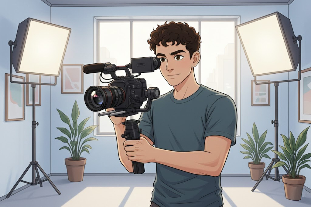 Tournage vidéo professionnel réalisé par une agence de production