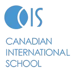 Logo of Canadian International School with blue stylized letters CIS and school name below.