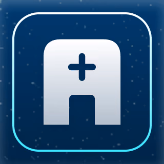 Icon mit stilisierter Person und Pluszeichen, steht für Unterstützung, Erweiterung von Fähigkeiten oder den Zugang zu professioneller Betreuung und Services.