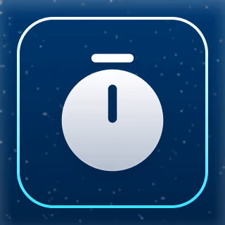 Icon mit Stoppuhr, symbolisiert Schnelligkeit, Effizienz und messbaren Fortschritt in kurzer Zeit.