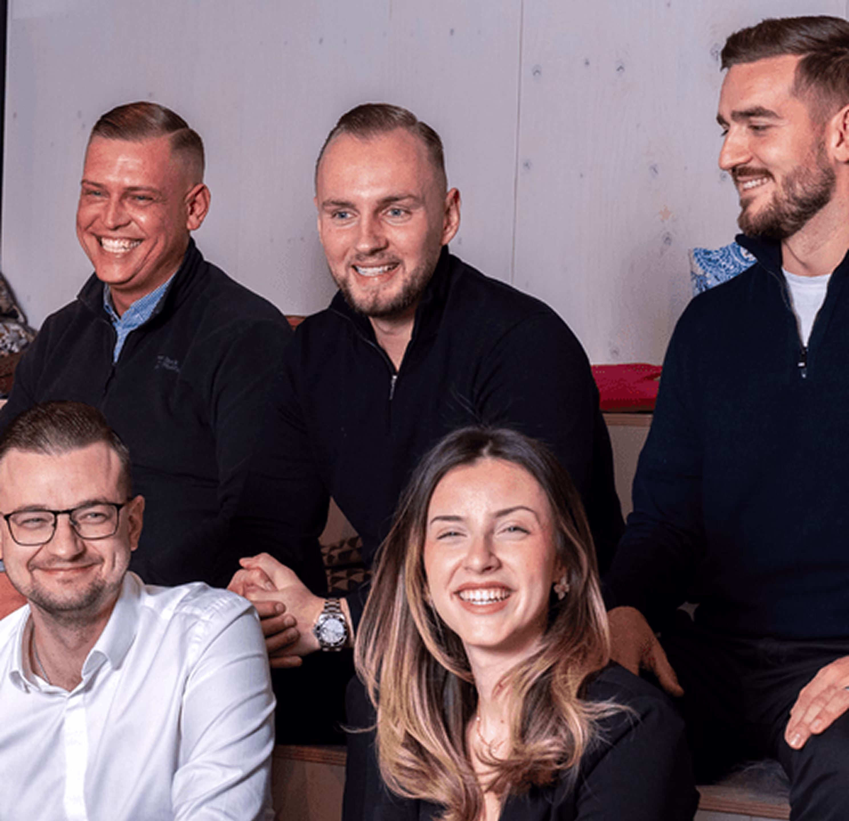Gruppenfoto des Frese Recruiting Teams im Hero-Bereich