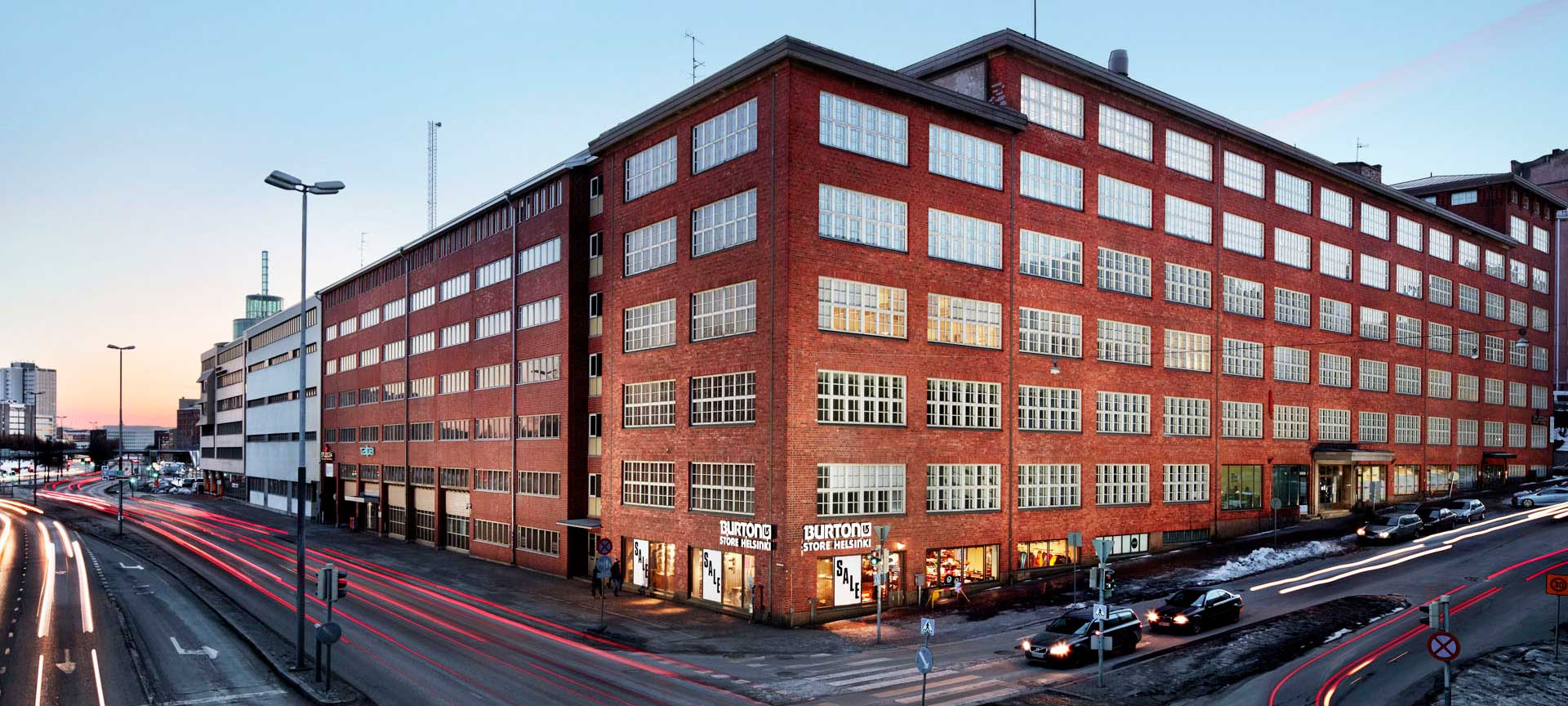 Hattutehtaan toimistorakennus.