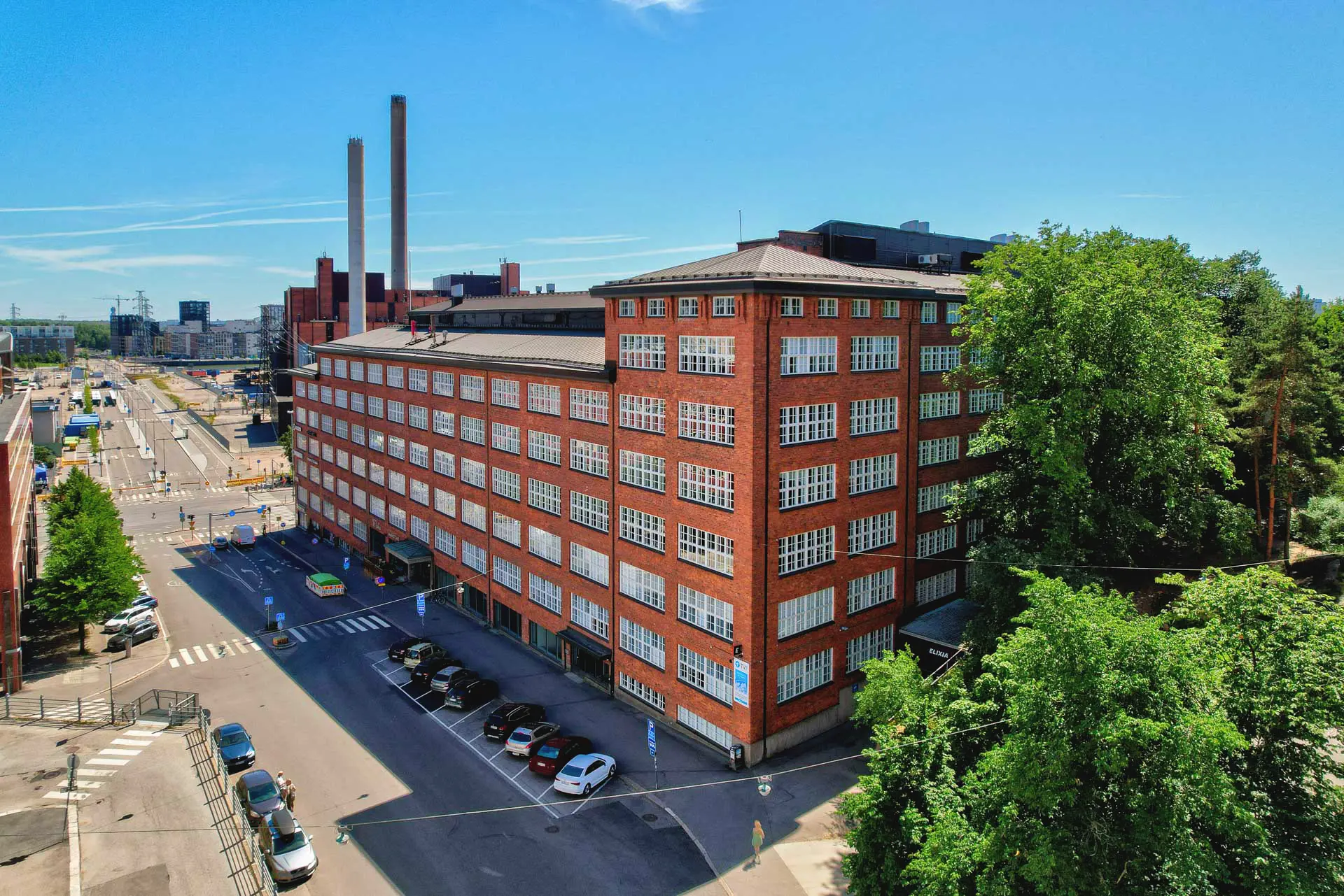 Hattutehtaan toimistorakennus.