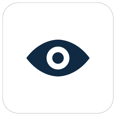 Oog icoon voor zichtbaarheid