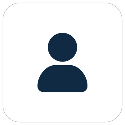 Gebruiker icoon voor profiel of persoon