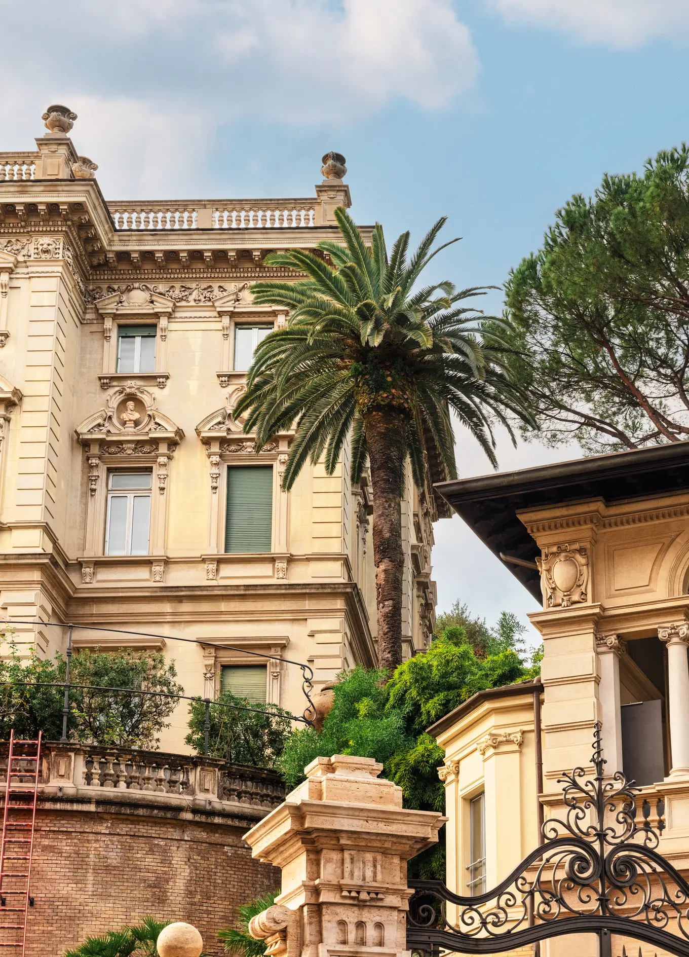 The architectural charm and Mediterranean landscape at Il Palazzo Experimental, Rome, Experimental Group.