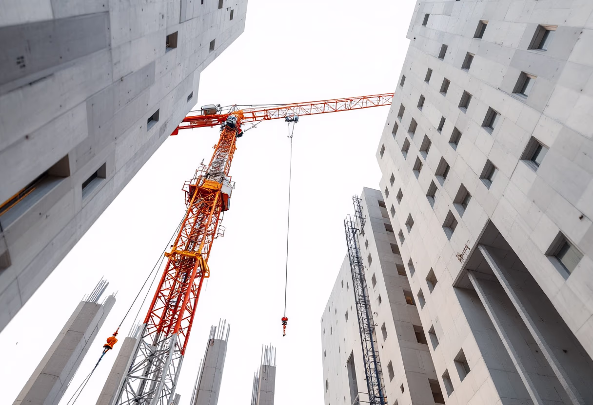 [background image] image of construction site with crane for a construction company