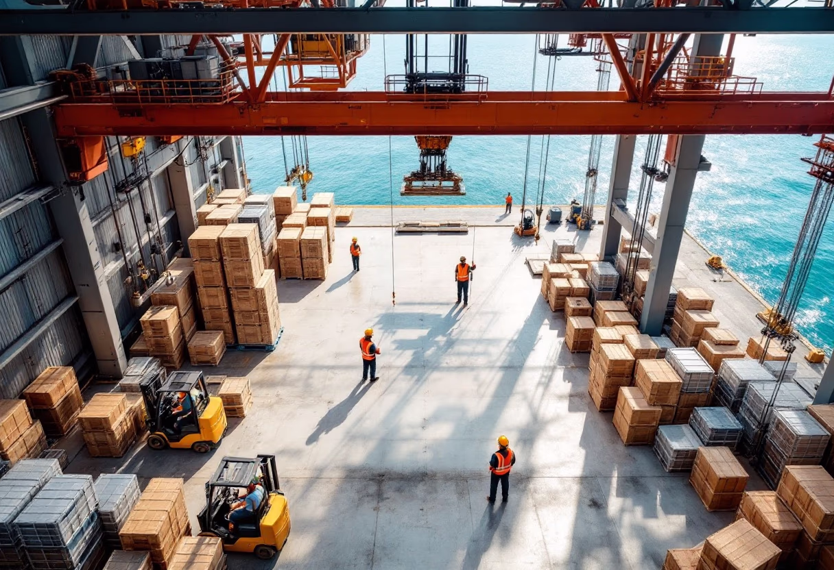 image of cargo shipping operations