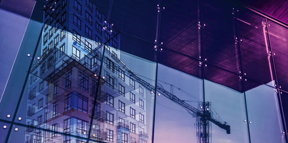 [background image] image of construction site with crane (for a construction company)