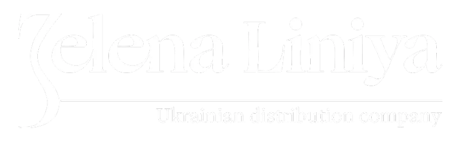 Logo of Zelena Liniya, Ukrainian distribution company, with stylized 'Z' and company name above a horizontal line.
