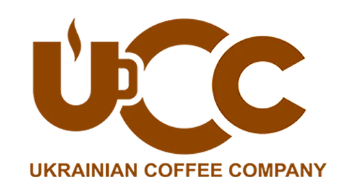 UCC logo with stylized letters and the text 'Ukrainian Coffee Company' below.