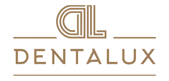 Dentalux company logo with stylized letters 'DL' above the text.