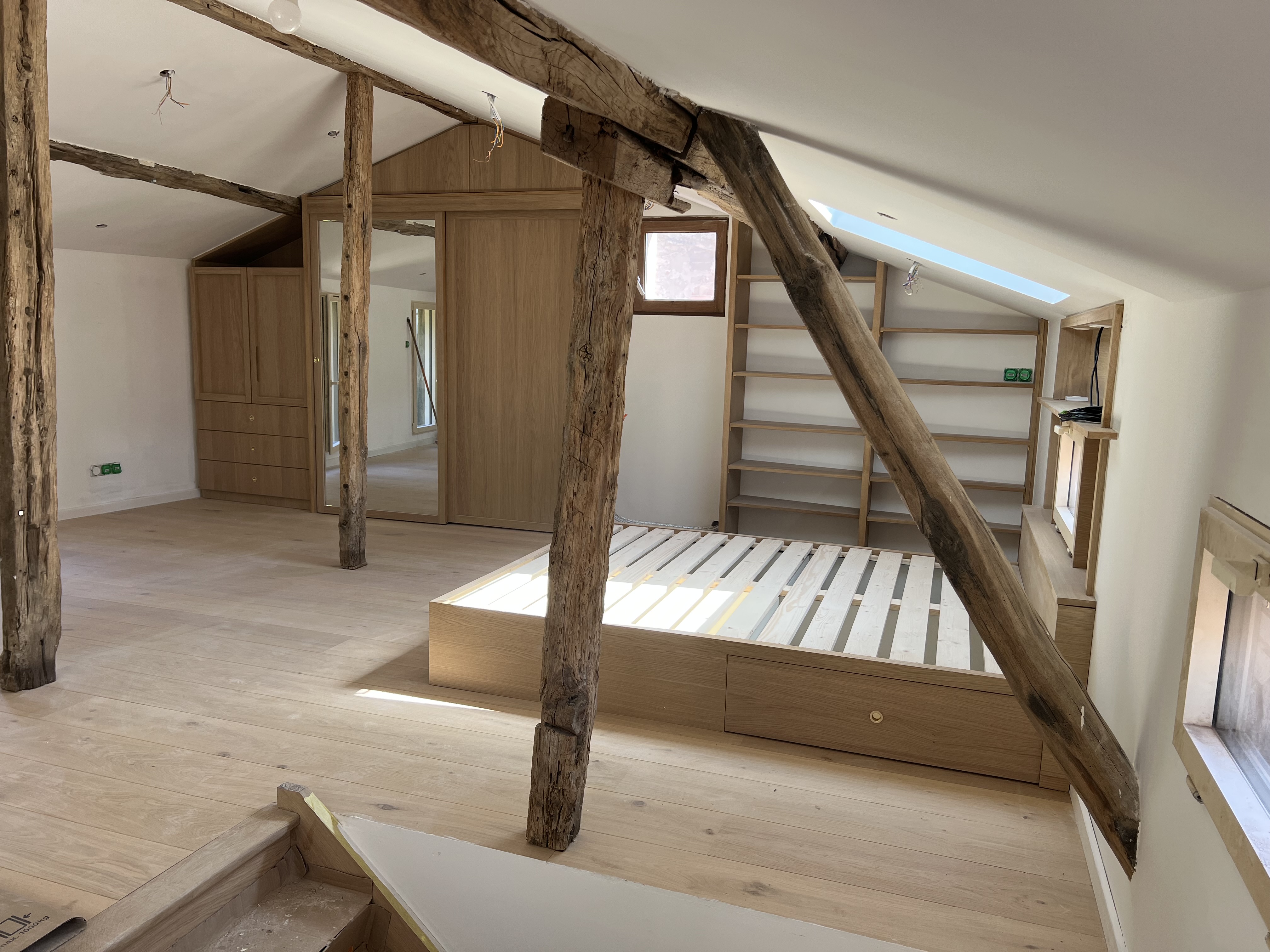 Agencement suite parentale chêne