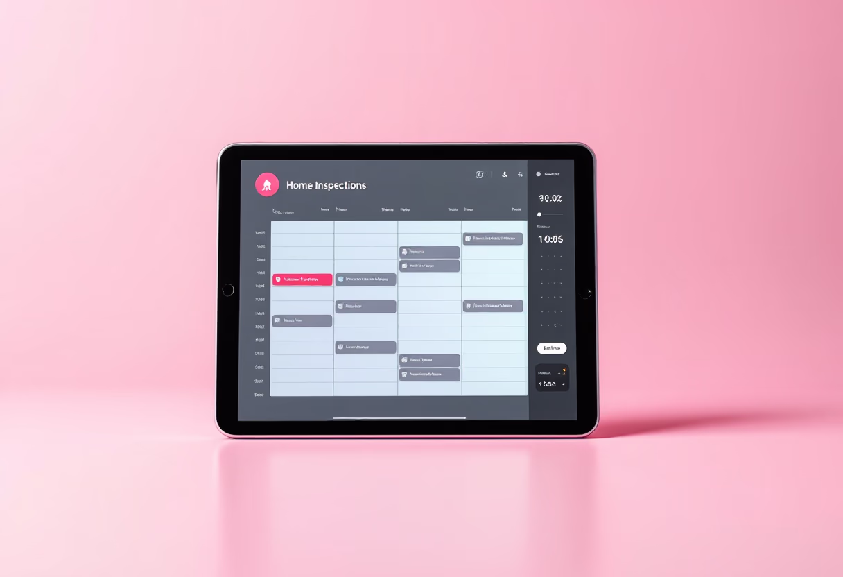 image of calendar scheduler (for a home inspector)
