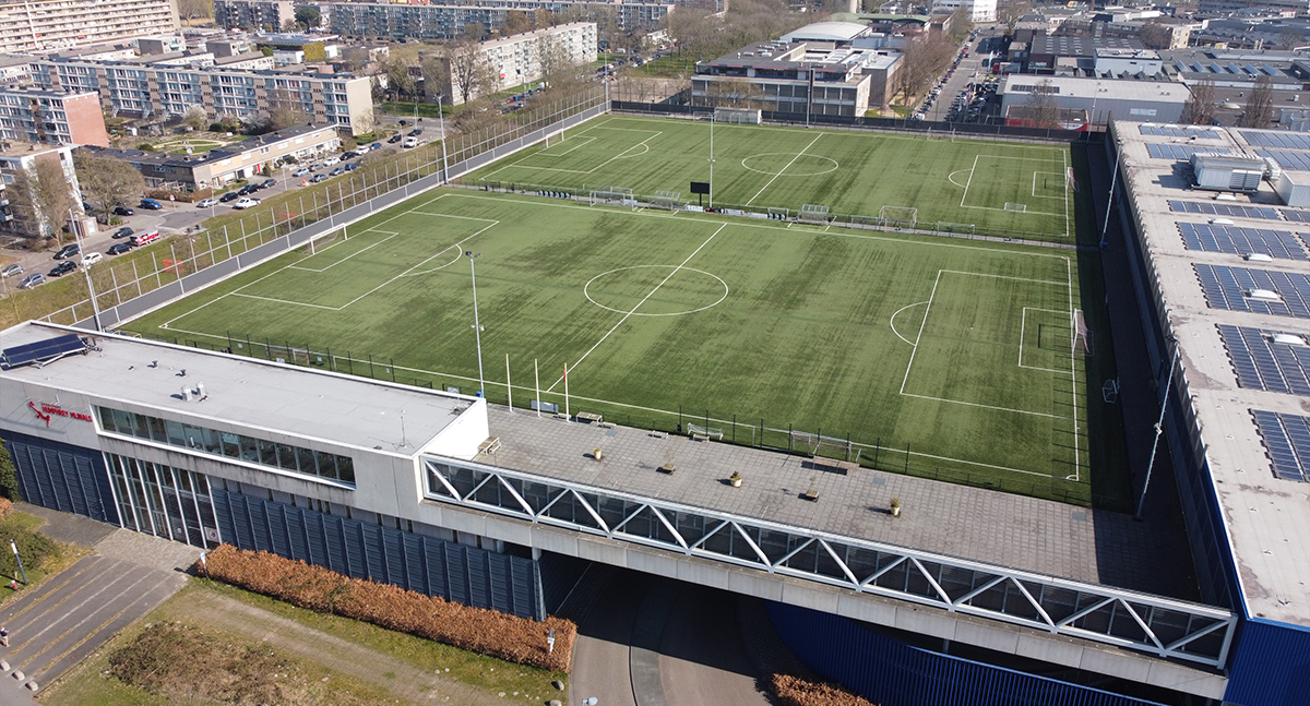 Voetbalveld op Ikea utrecht