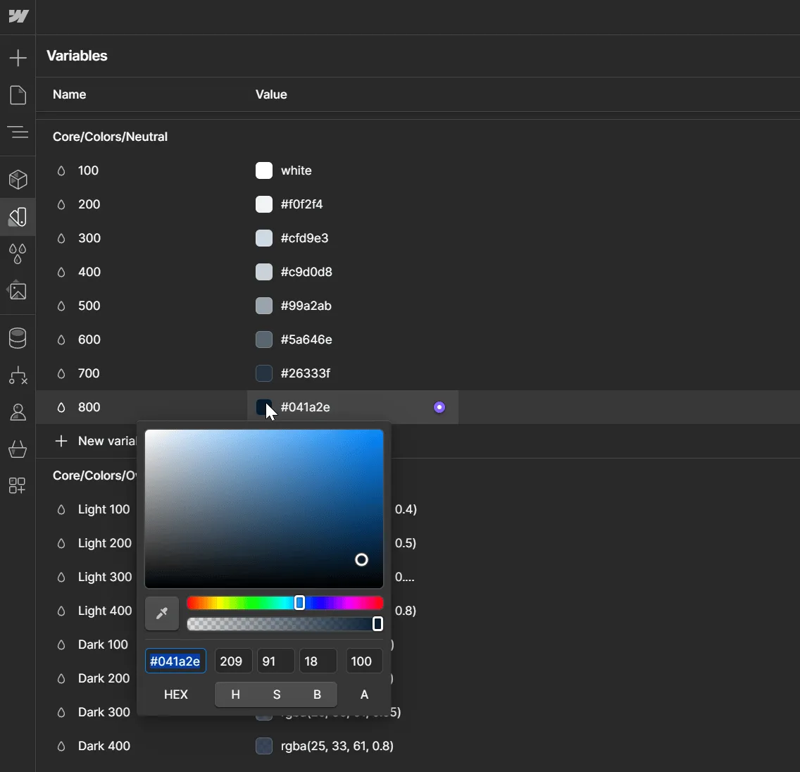 Color - Builders X Webflow Template