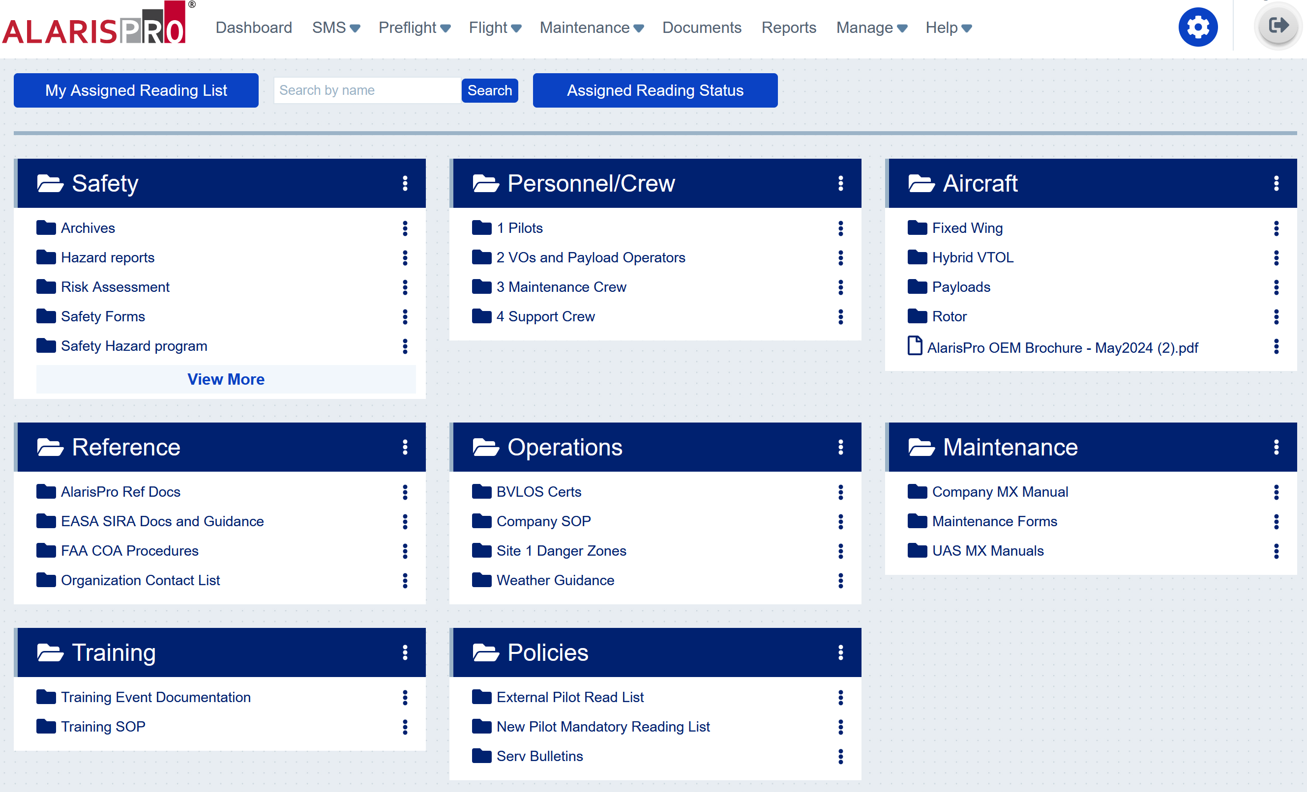 Document Manager Screenshot