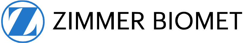 Zimmer Biomet company logo with a stylized Z inside a circle to the left of the company name in black text.