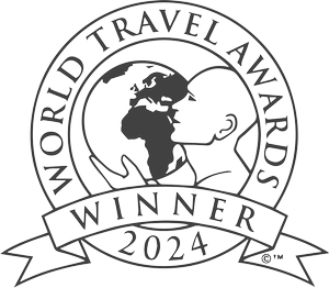 Travel + Leisure World's Best Awards 2024 circular logo.