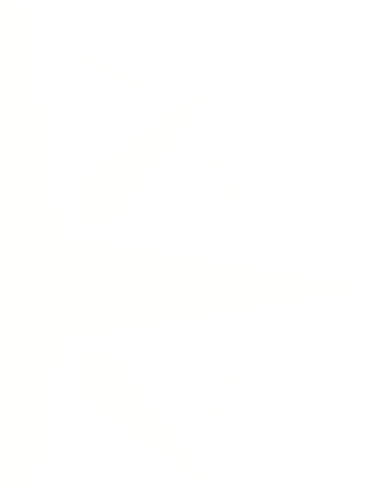 White abstract star design on a black background.