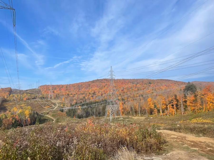 Collines colorées de la réserve Jackrabbit en automne