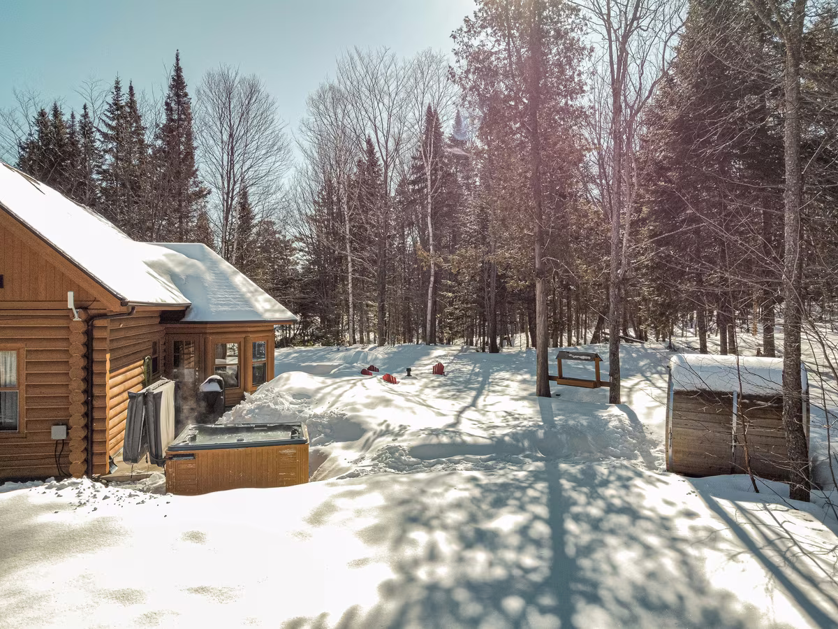 Cour hiver, chalet Northern Escape #7