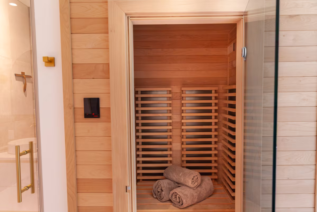 Sauna, chalet Halona