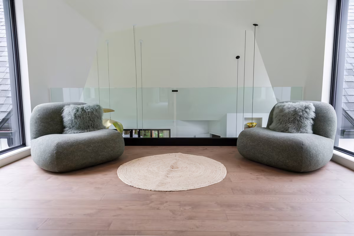 Mezzanine salon, chalet Halona