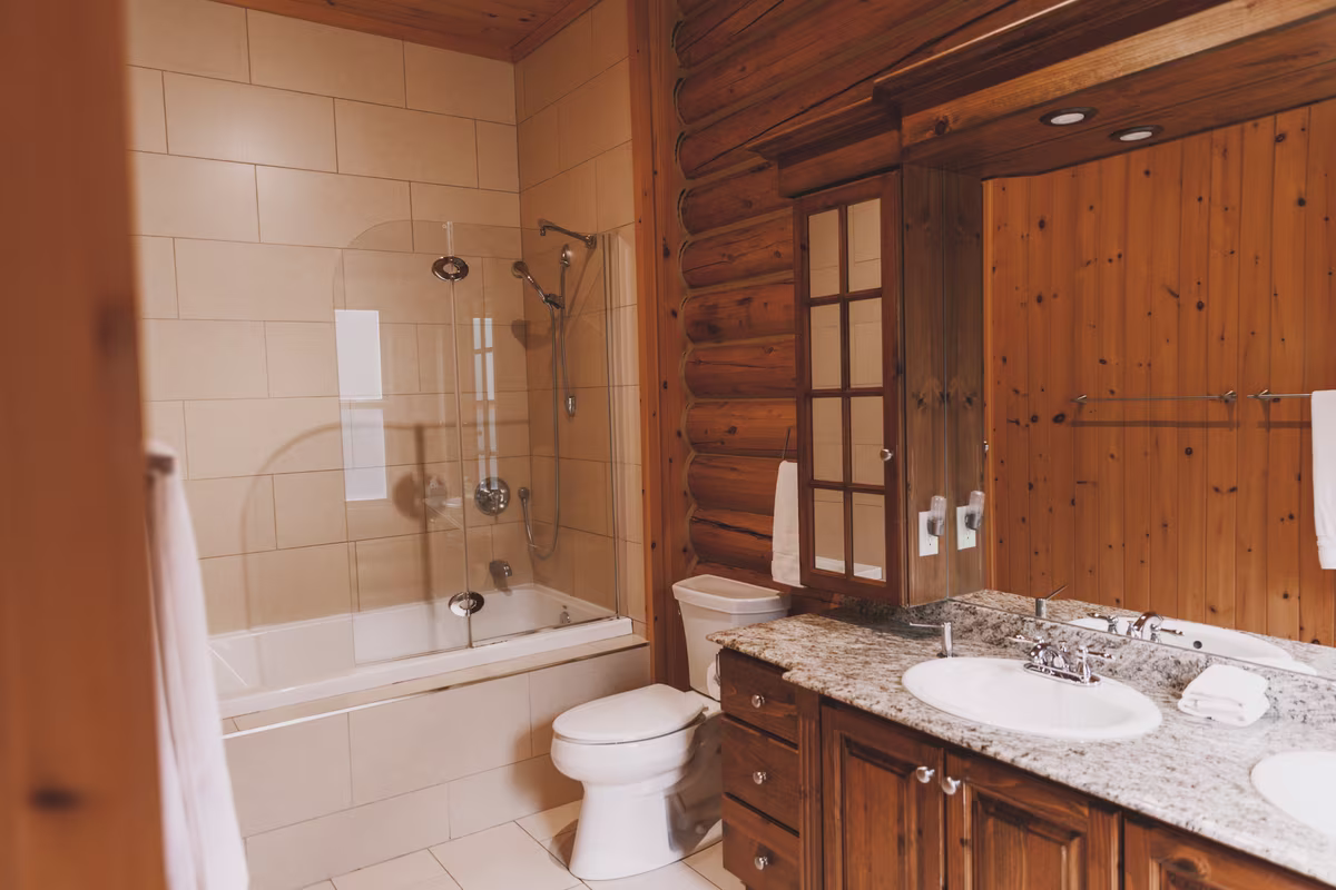 Salle de bain, chalet Duc