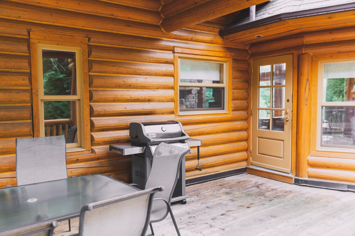 Galerie couverte, chalet Duc