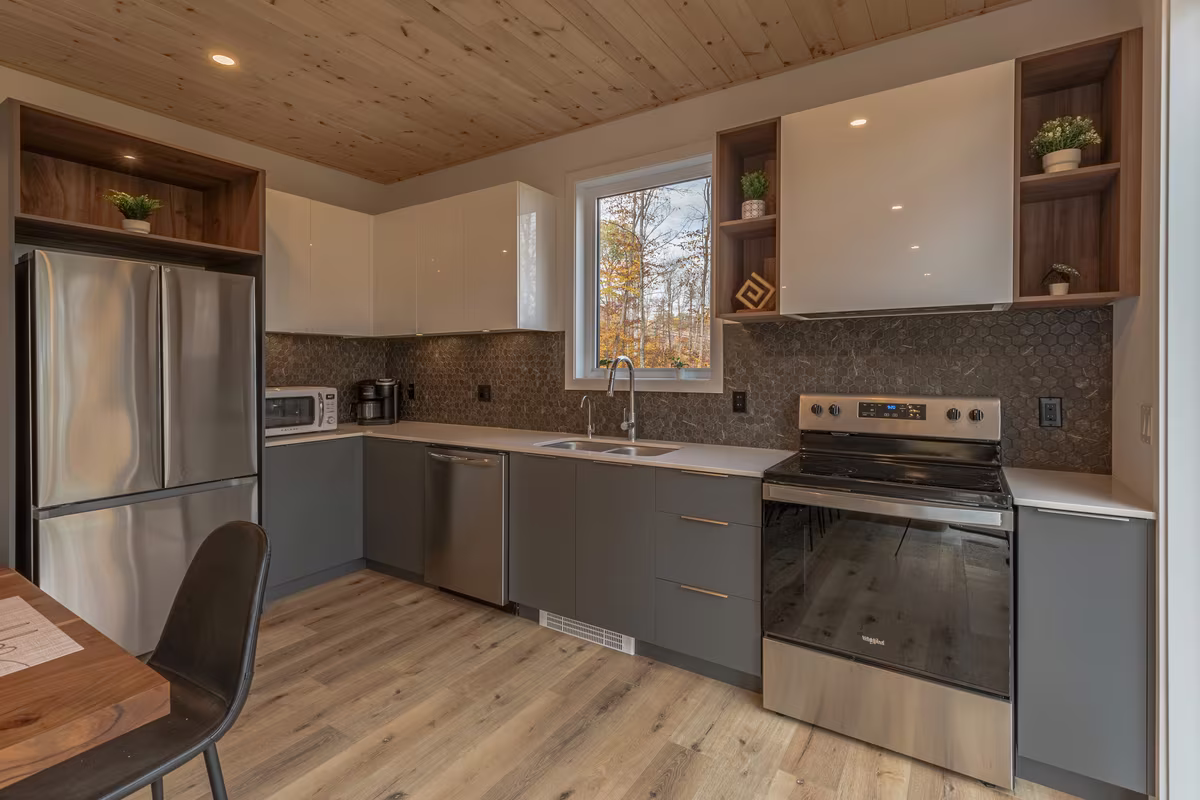Cuisine, chalet LIV Tremblant