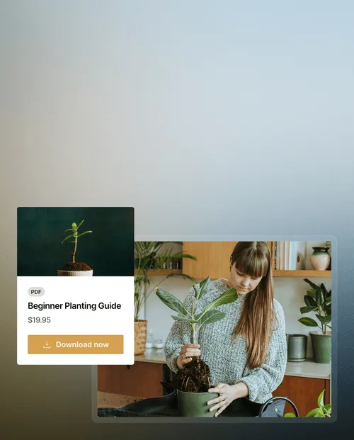 Marketing automation workflow connecting landing pages and email campaigns