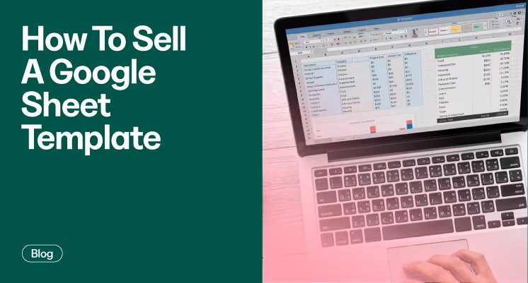 How To Sell A Google Sheet Template
