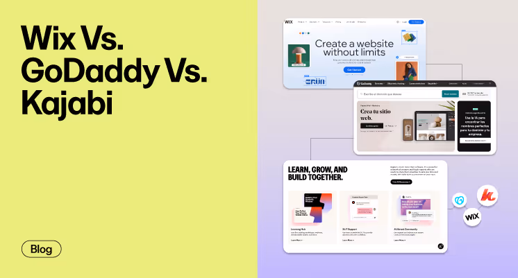 Wix vs. GoDaddy vs. Kajabi: A Full Comparison [2025]