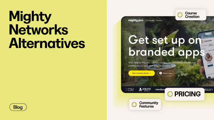 Best 10 Mighty Networks Alternatives In 2025 [Full Guide]