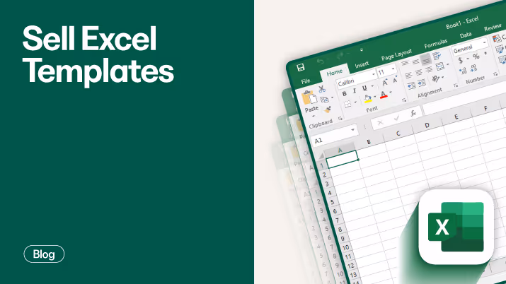 How To Sell Excel Templates Online