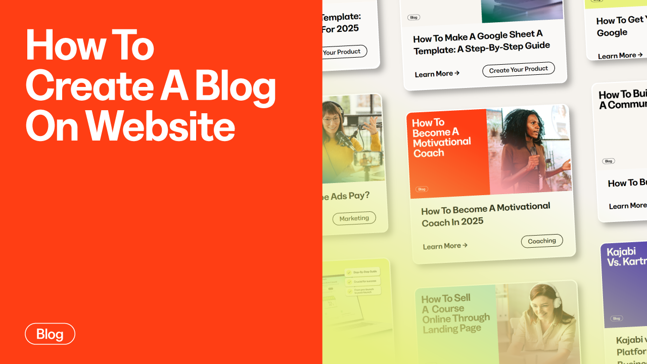 How To Create A Blog On A Website: A Complete Guide For Course Creators & Coaches