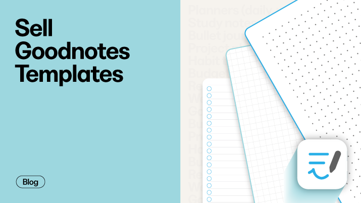How To Sell Goodnotes Templates