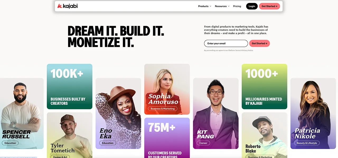 Kajabi Homepage