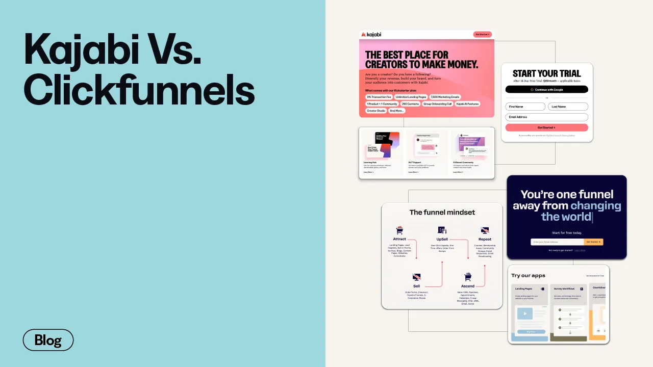 Kajabi Vs Clickfunnels: Which Is Best For Your Needs? [2025 Guide]