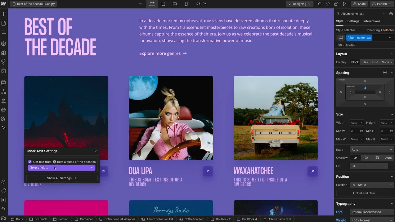 Webflow CMS