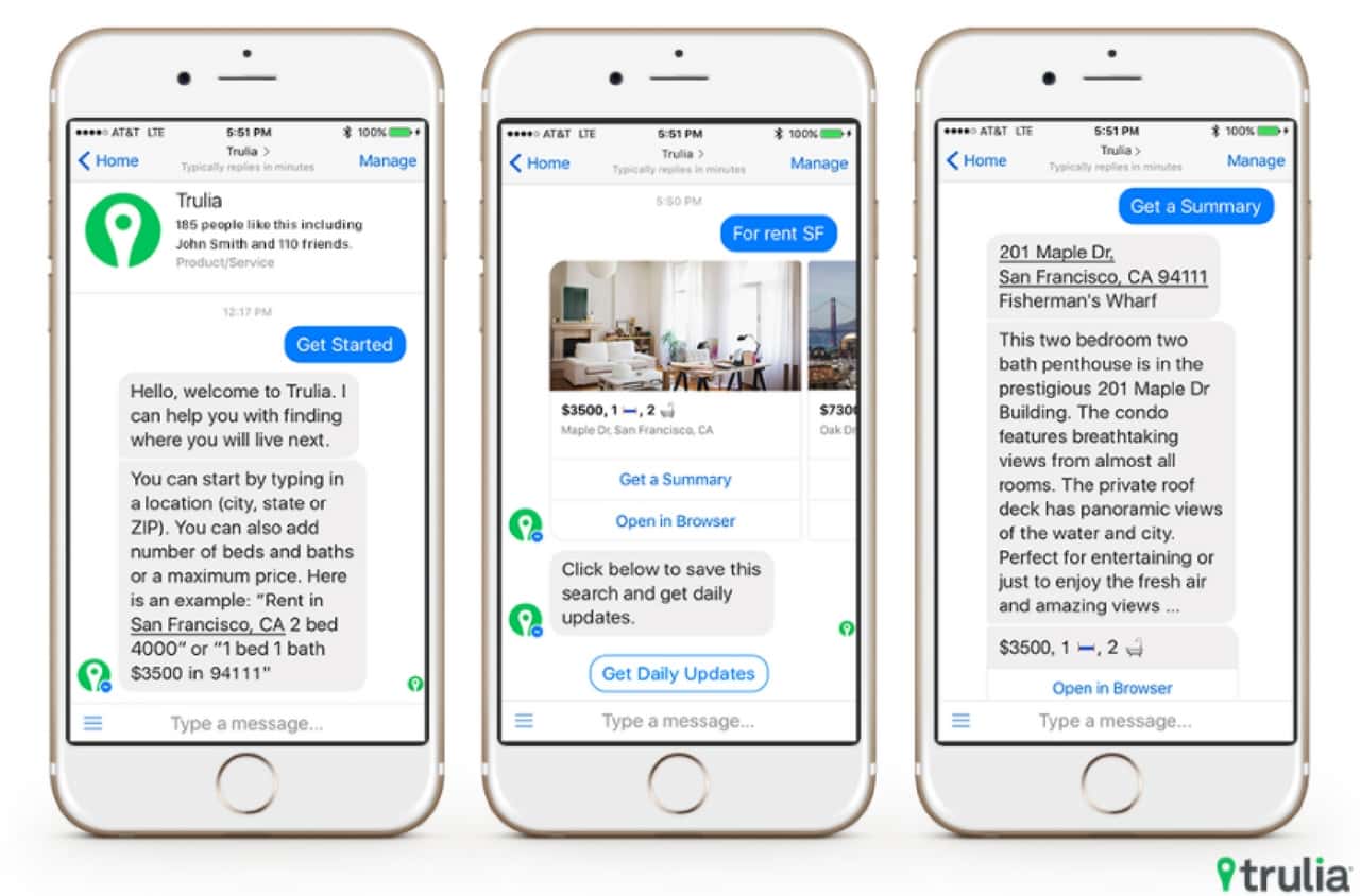 Trulia chat bot