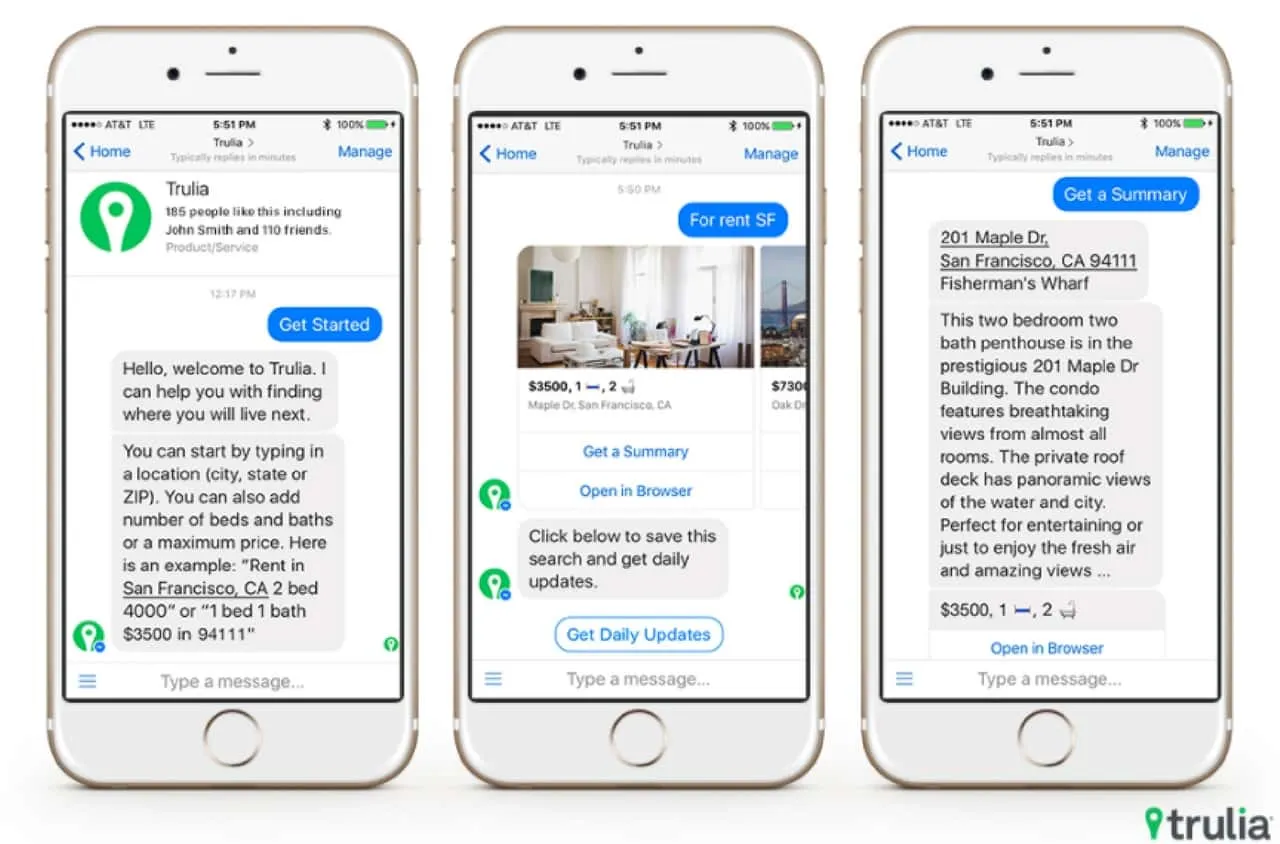 Trulia chat bot