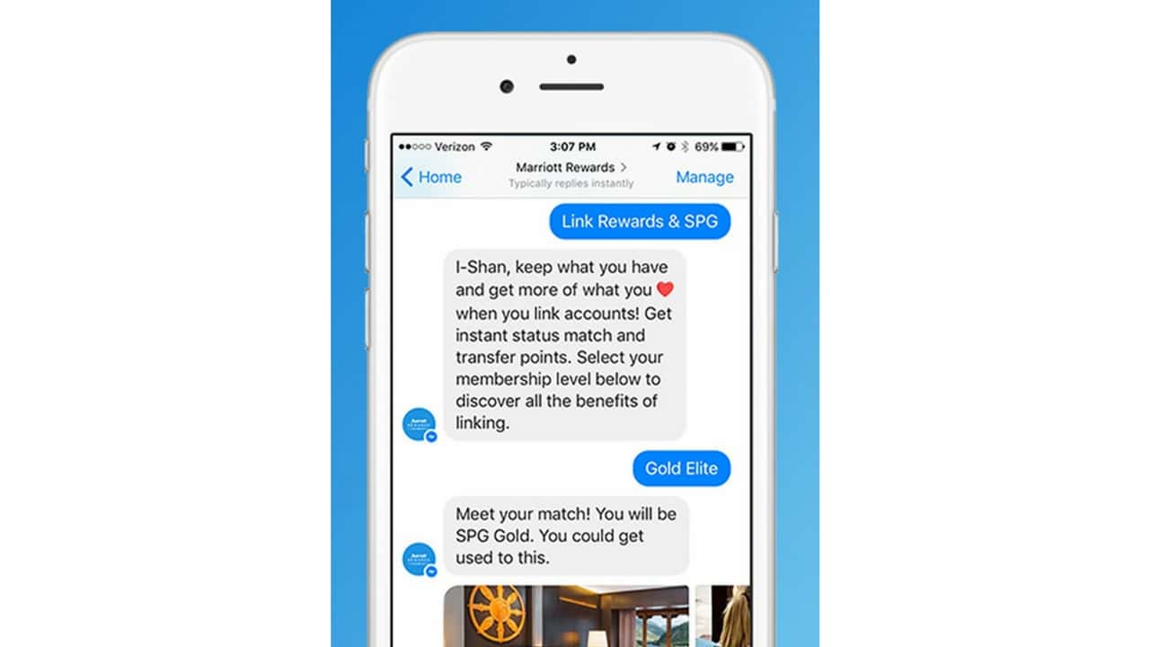 Marriott chat bot